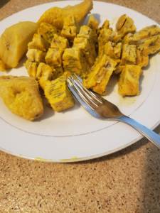 Koki and Ripe Plantain dish African dish Koki and Ripe Plantain dish African dish