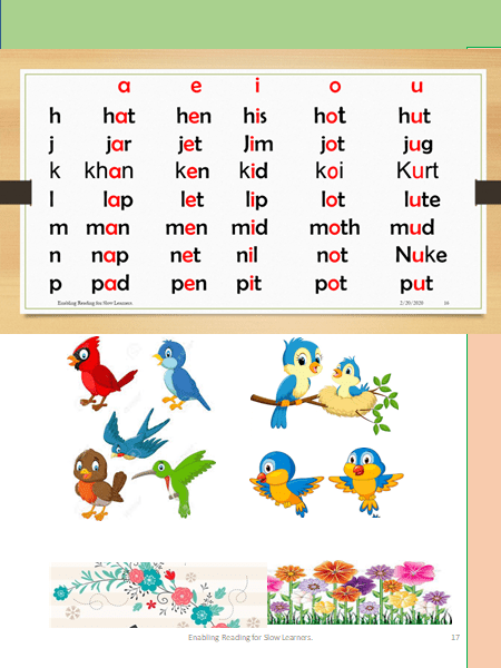 Single syllable blend