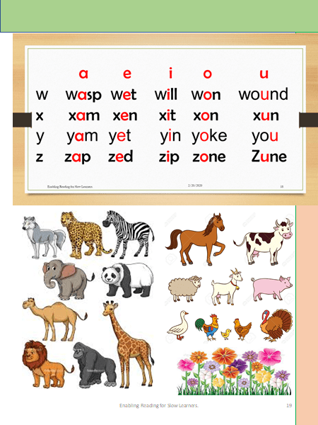 Single syllable blend