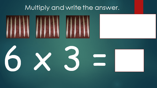 Multiplying by 3 Multiplying by 3