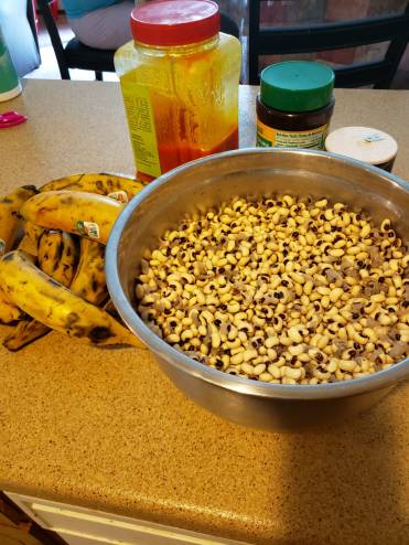 koki beans and plantains