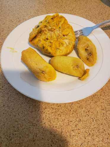 Koki and ripe plantain whole