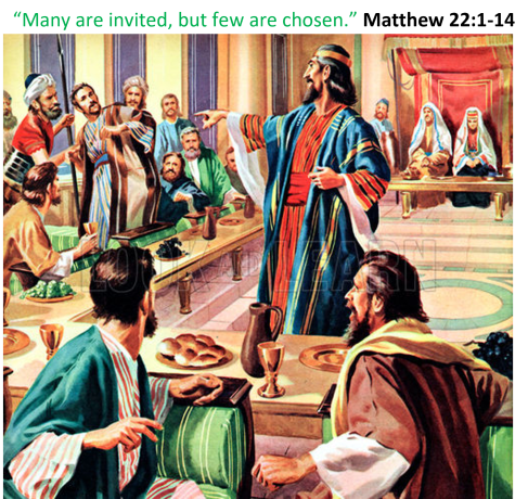 Twenty-eighth Sunday in Ordinary Time Year A. Responsorial Psalm, Alleluia And Gospel. 