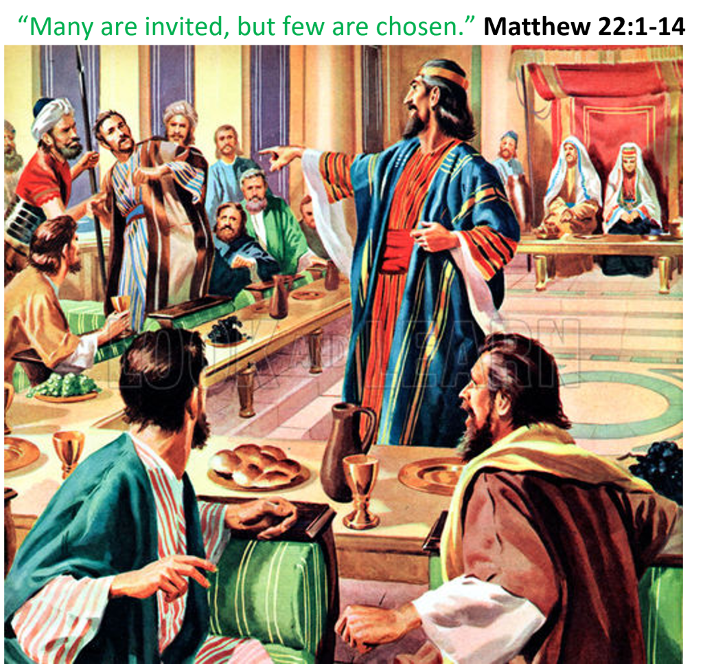 Twenty-eighth Sunday in Ordinary Time Year A. Responsorial Psalm, Alleluia And Gospel. 