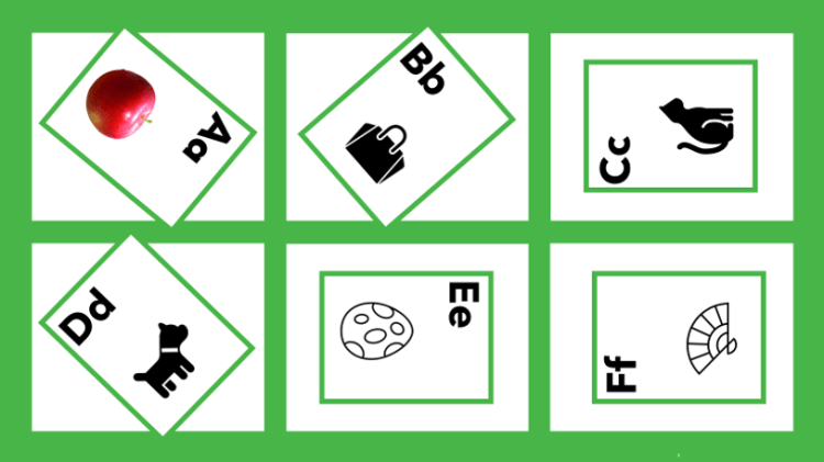 Identifying Upper and Lowercase letters Aa - Ff