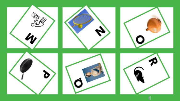 Letter Object Identification - M - R - uppercase