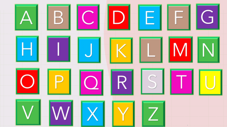Letters of the Alphabet - Uppercase