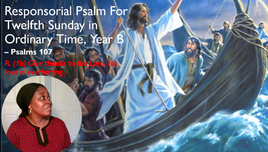 Responsorial Psalm For Twelfth Sunday in Ordinary Time, Year B