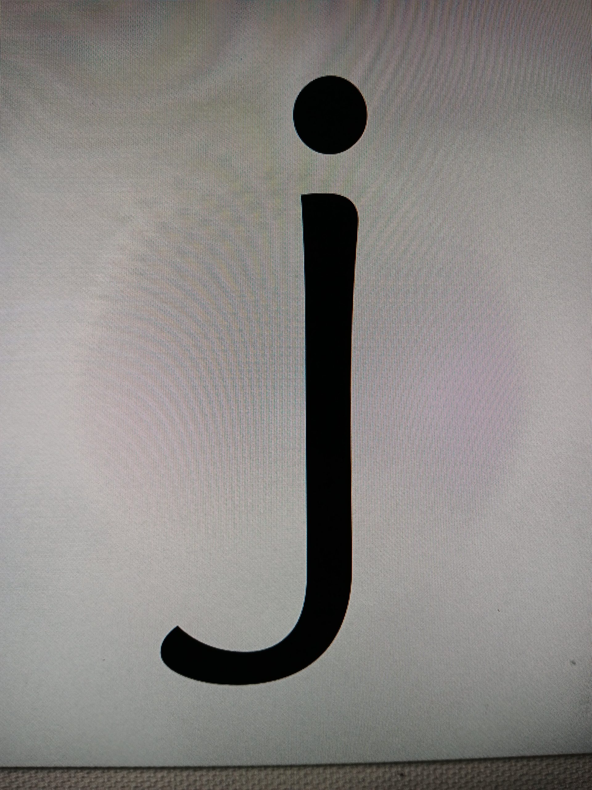 Letter j