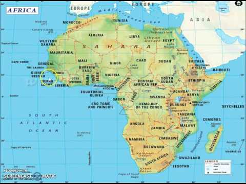 Geography of Africa Revision Quiz.