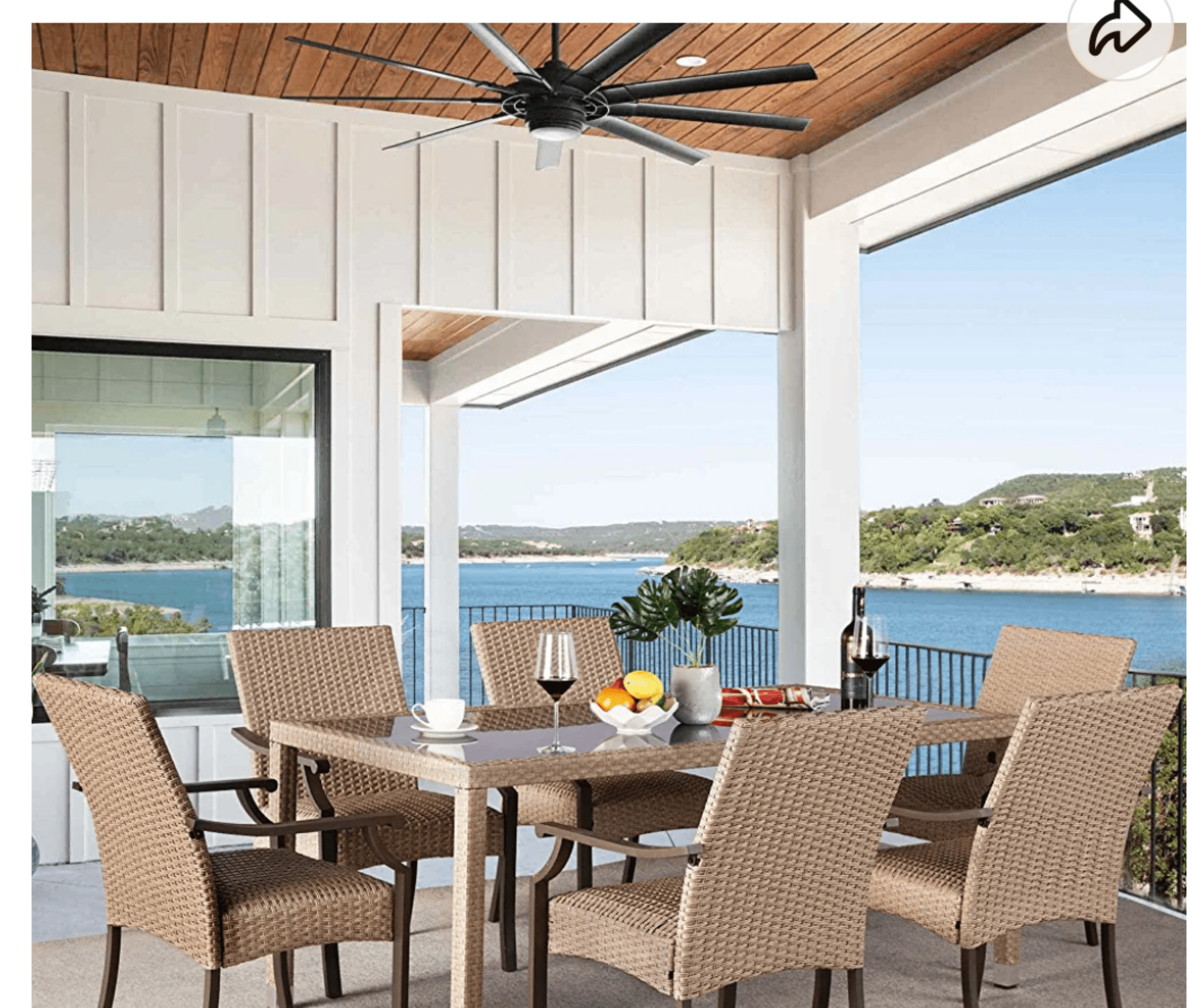 Patio Dining Set, Outdoor Rattan Dining Table, and Chairs